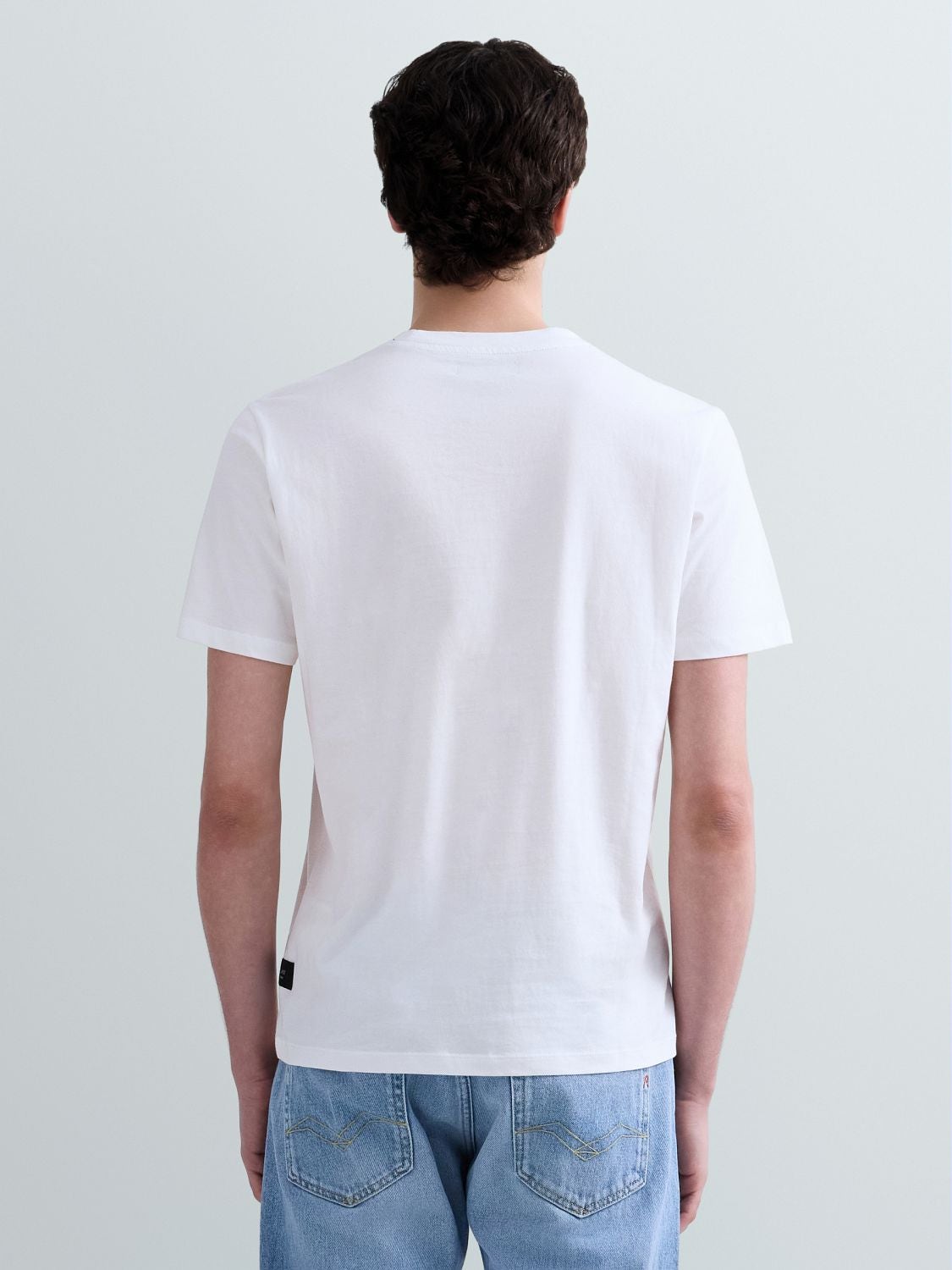 Replay Mens T-Shirt In Natural White