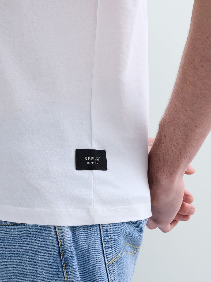 Replay Mens 011 T-Shirt In White