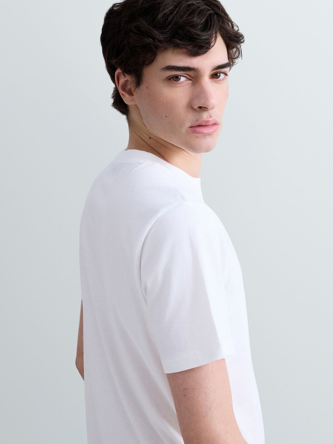 Replay Mens T-Shirt In Natural White