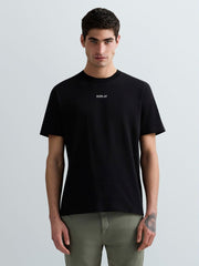 Replay Mens T-shirt With Lettering in Black