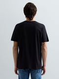 Replay Mens T-shirt With Logo Print In Black