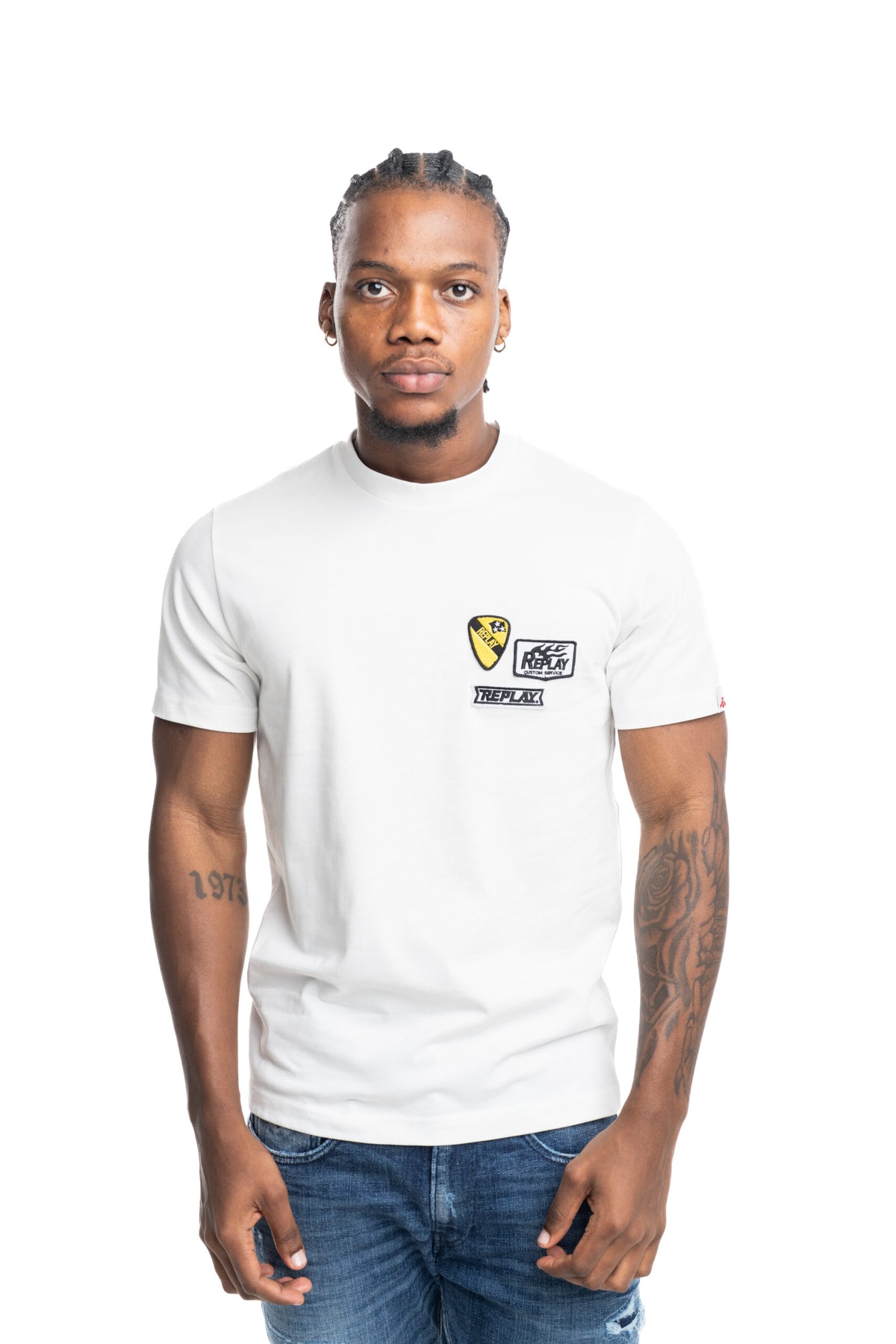 Replay Mens 011 T-Shirt In White