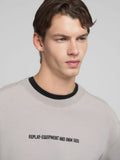 Replay Mens 589 Crew Neck Sweatshirt In Grey