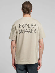 Replay Mens T-Shirt In Sand