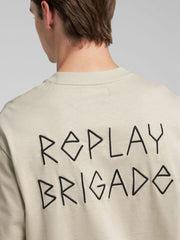 Replay Mens T-Shirt In Sand