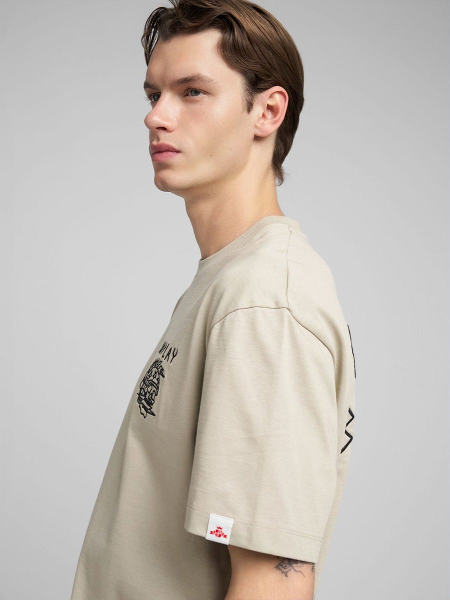 Replay Mens T-Shirt In Sand