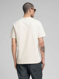 Replay Mens T-shirt With Embroidery In Natural