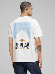 Replay Mens M3279  T-Shirt In White