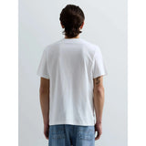 Replay Heritage-Print Jersey T-Shirt In White