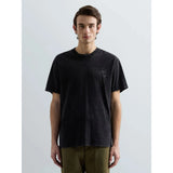Replay Biker-Print Cotton T-Shirt In Black