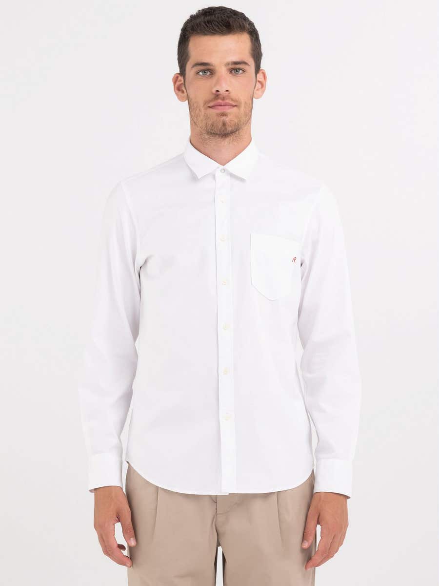 Replay M4106 Shirt  001 White