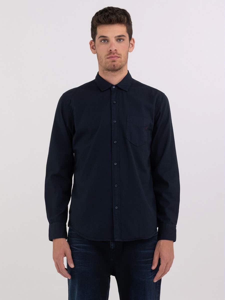 Replay M4106 Shirt  782 Navy