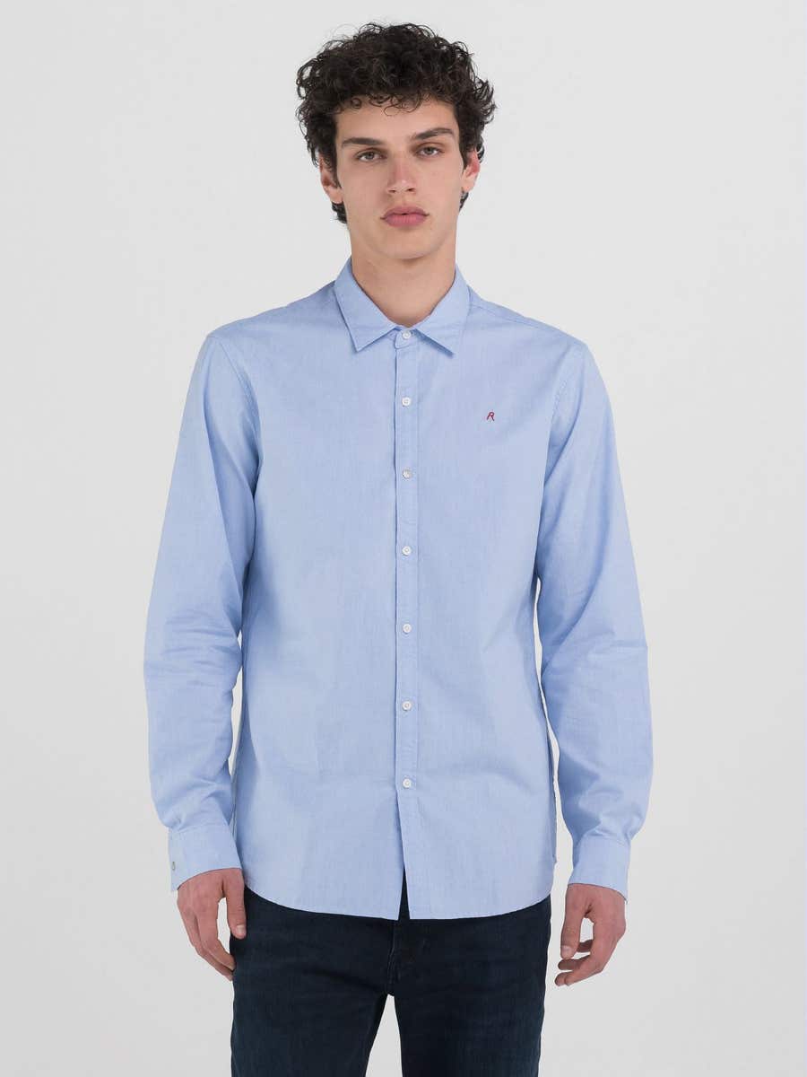 Replay M4118 52706 Shirt Blue