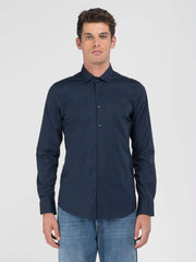 Replay M4140 80279A Shirt 087 Navy Blue