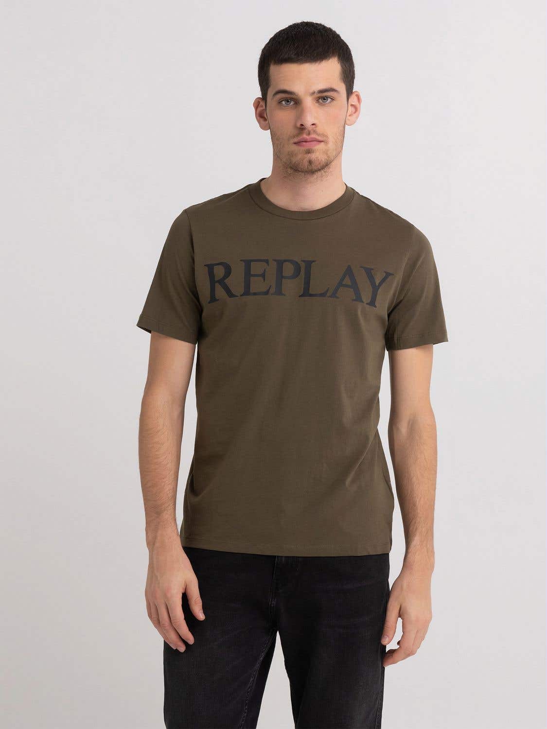 Replay M6475 22980P T-Shirt Green