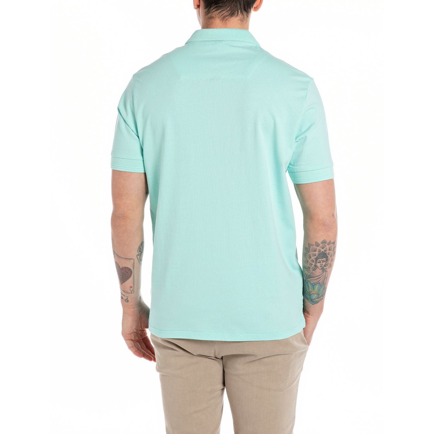 Replay M6548 23070 Polo 584 Turquoise