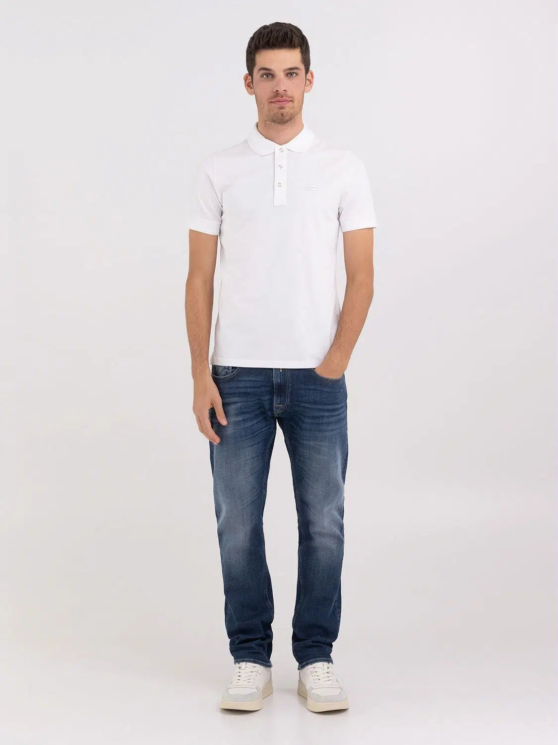 Replay M6548 23070 Polo 801 White