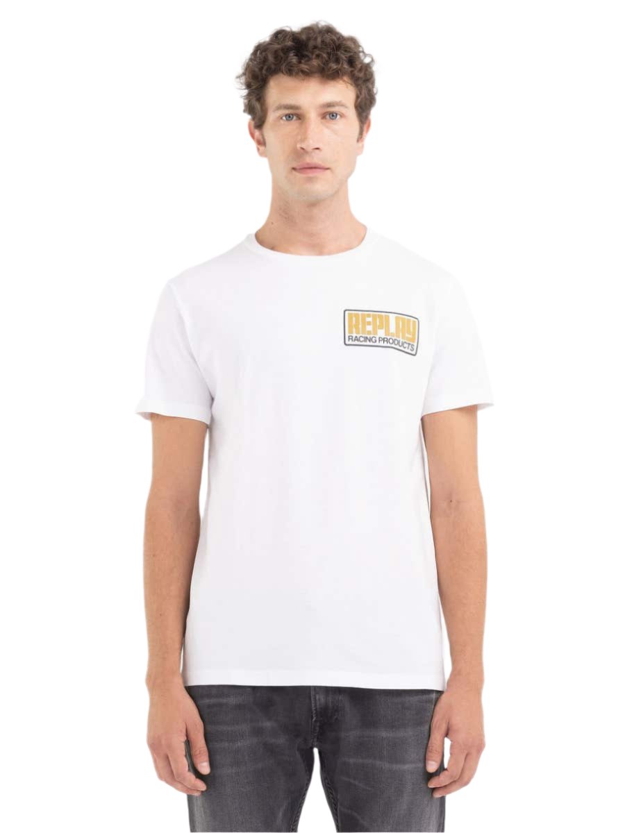 Replay M6764 22662 Tee 001 White