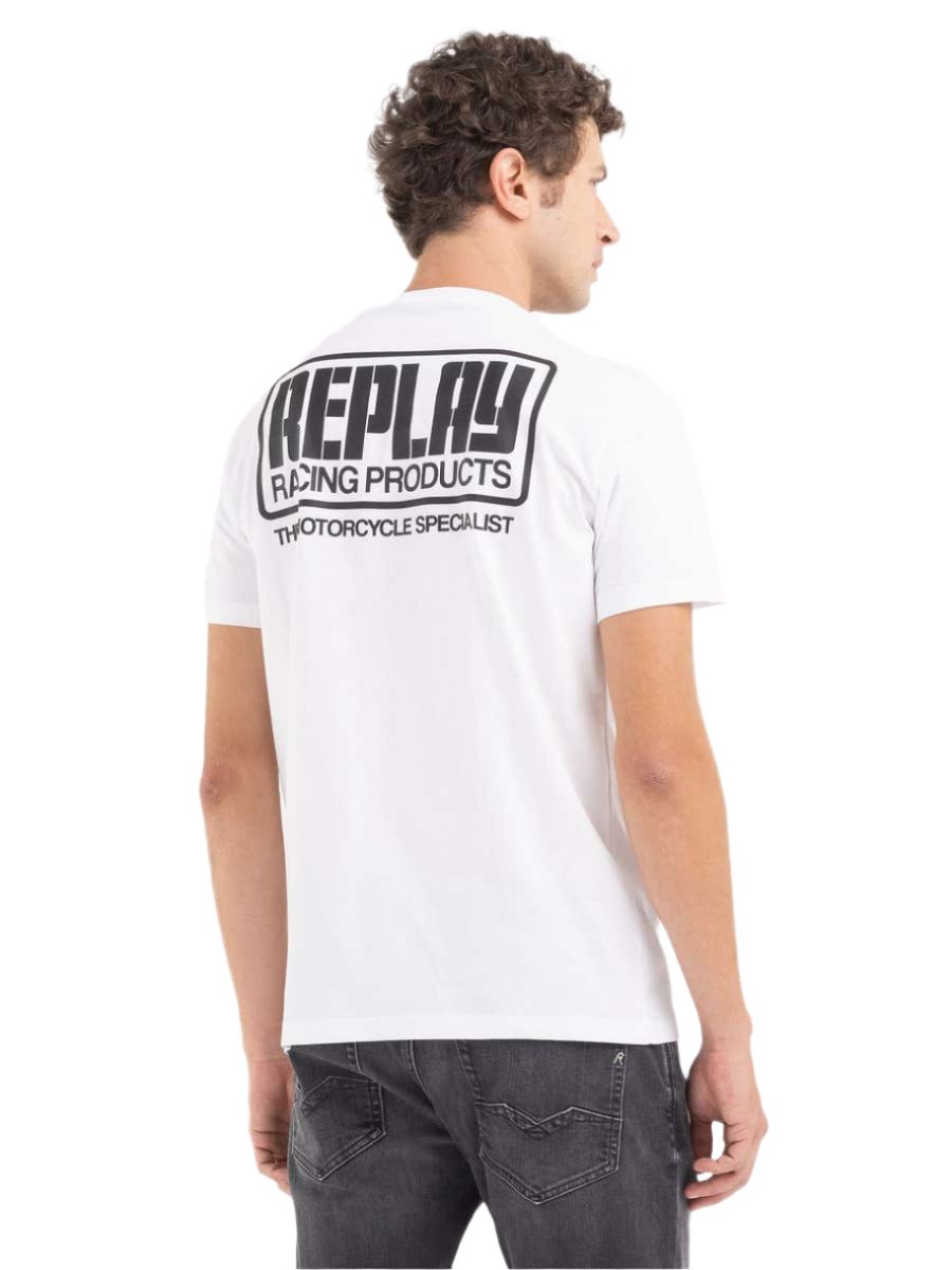 Replay M6764 22662 Tee 001 White