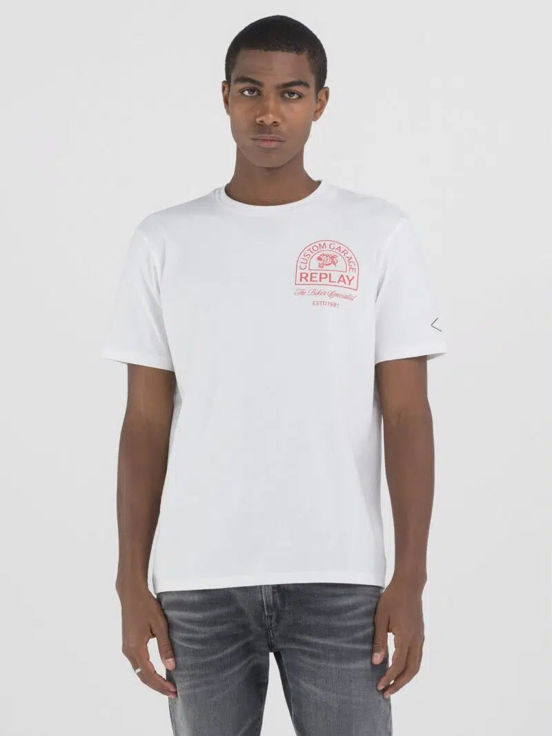 Replay M6837 2660 Tee 011 White