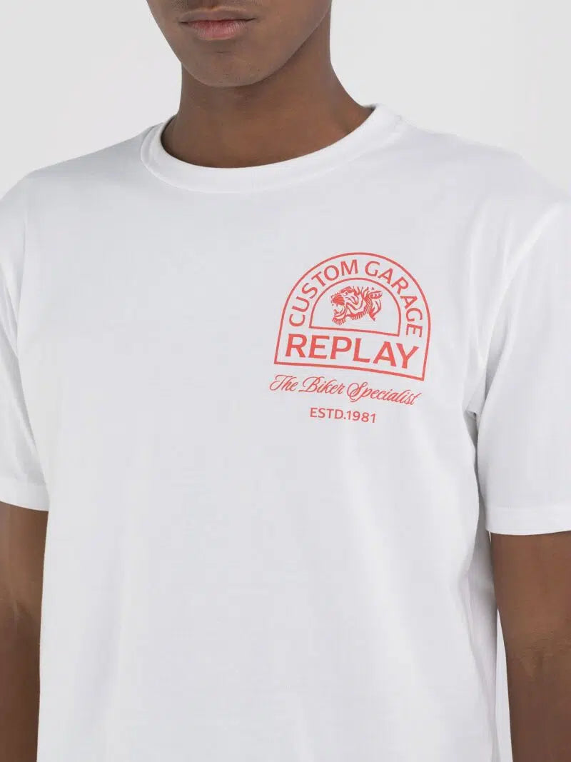 Replay M6837 2660 Tee 011 White