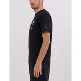 Replay Mens Classic Printed Short Sleeves T-Shirt In Black