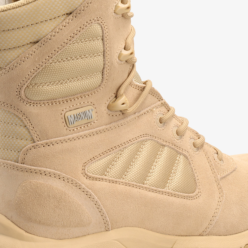 Magnum Mens Lynx 8.0 Mid Cut Boots In Desert Tan