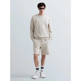 Replay Regular-Fit Terry Sweat Shorts In Bone