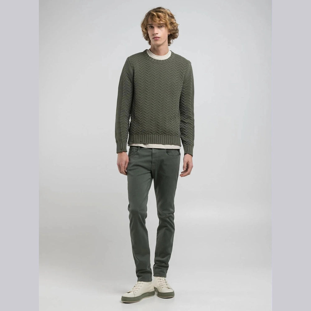 Replay Mens Pants In Green