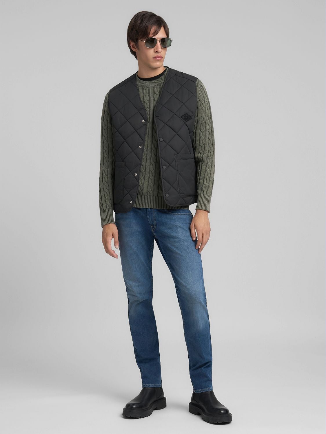 Replay Mens 874 Jeans In Blue