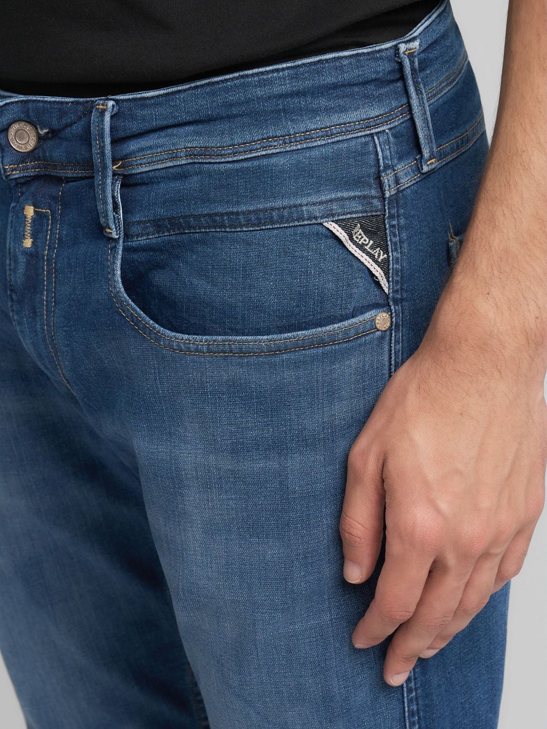 Replay Mens 874 Jeans In Blue