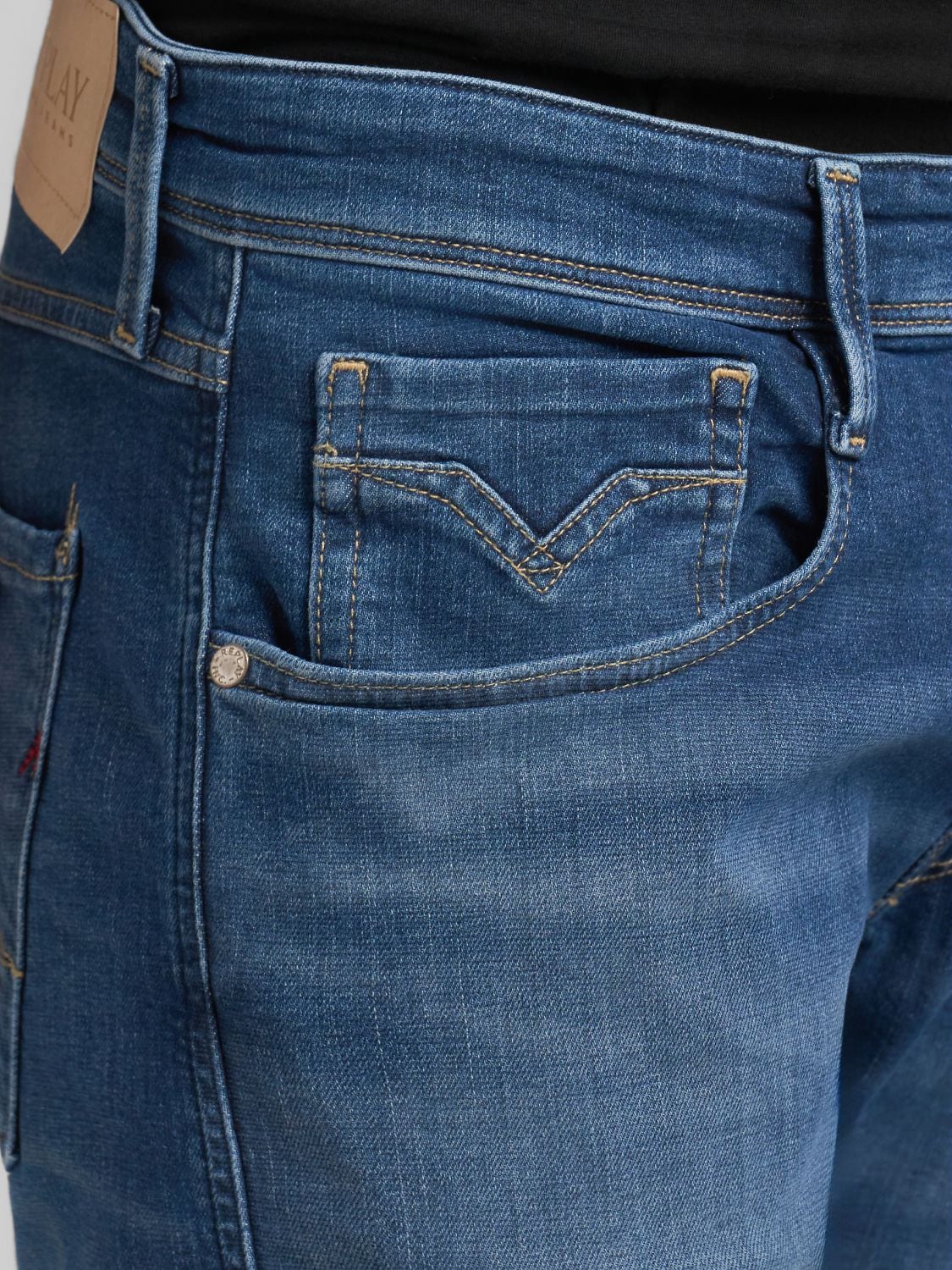 Replay Mens 874 Jeans In Blue