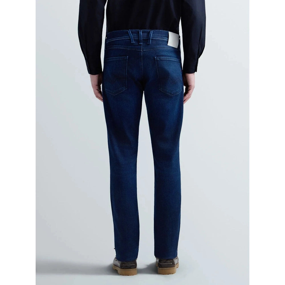 Replay Mens Anbass Slim Fit Hyperflex Jeans In Dark Blue