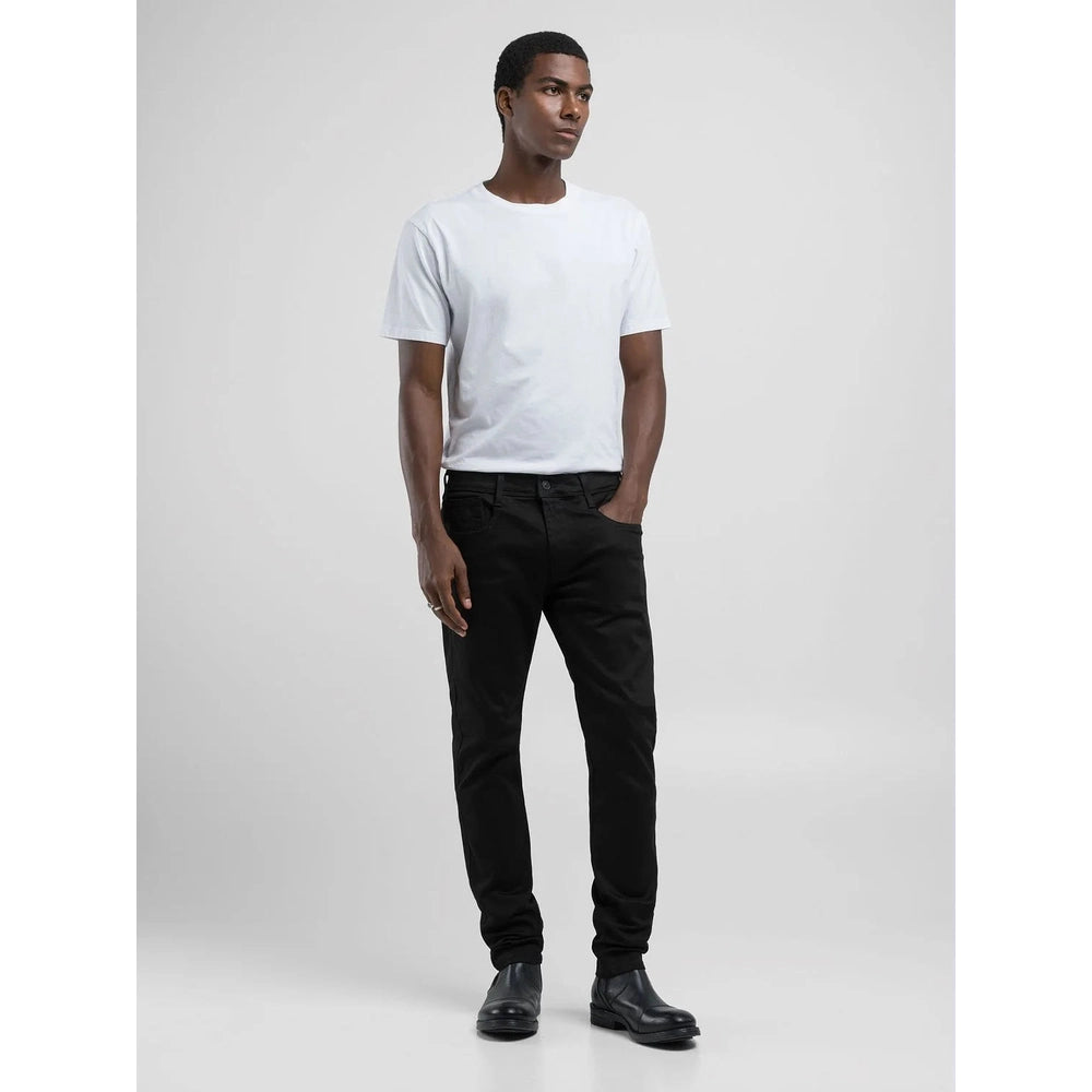 Replay Anbass Slim-Fit Jeans In Black