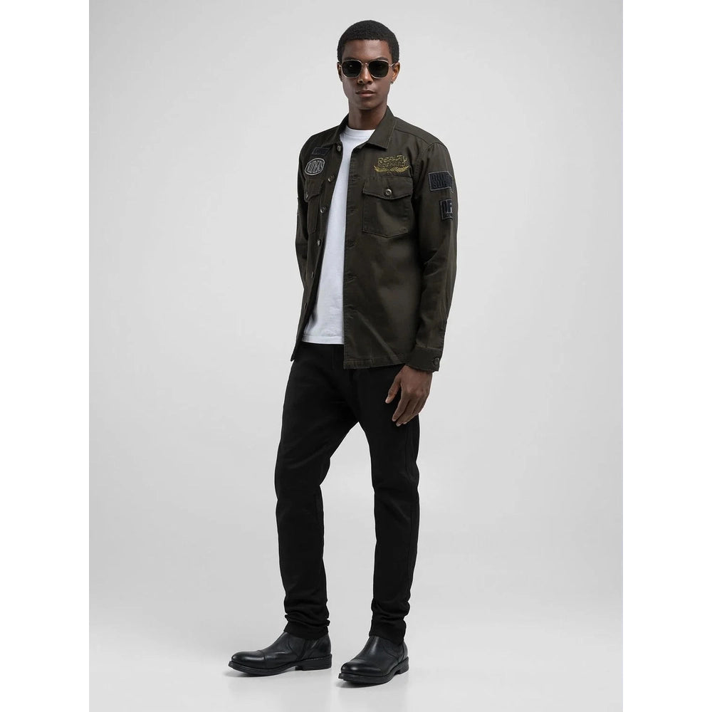 Replay Anbass Slim-Fit Jeans In Black