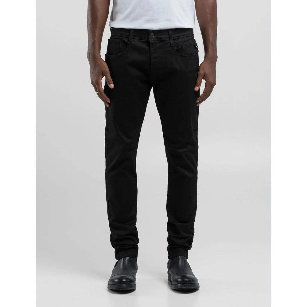 Replay Anbass Slim-Fit Jeans In Black