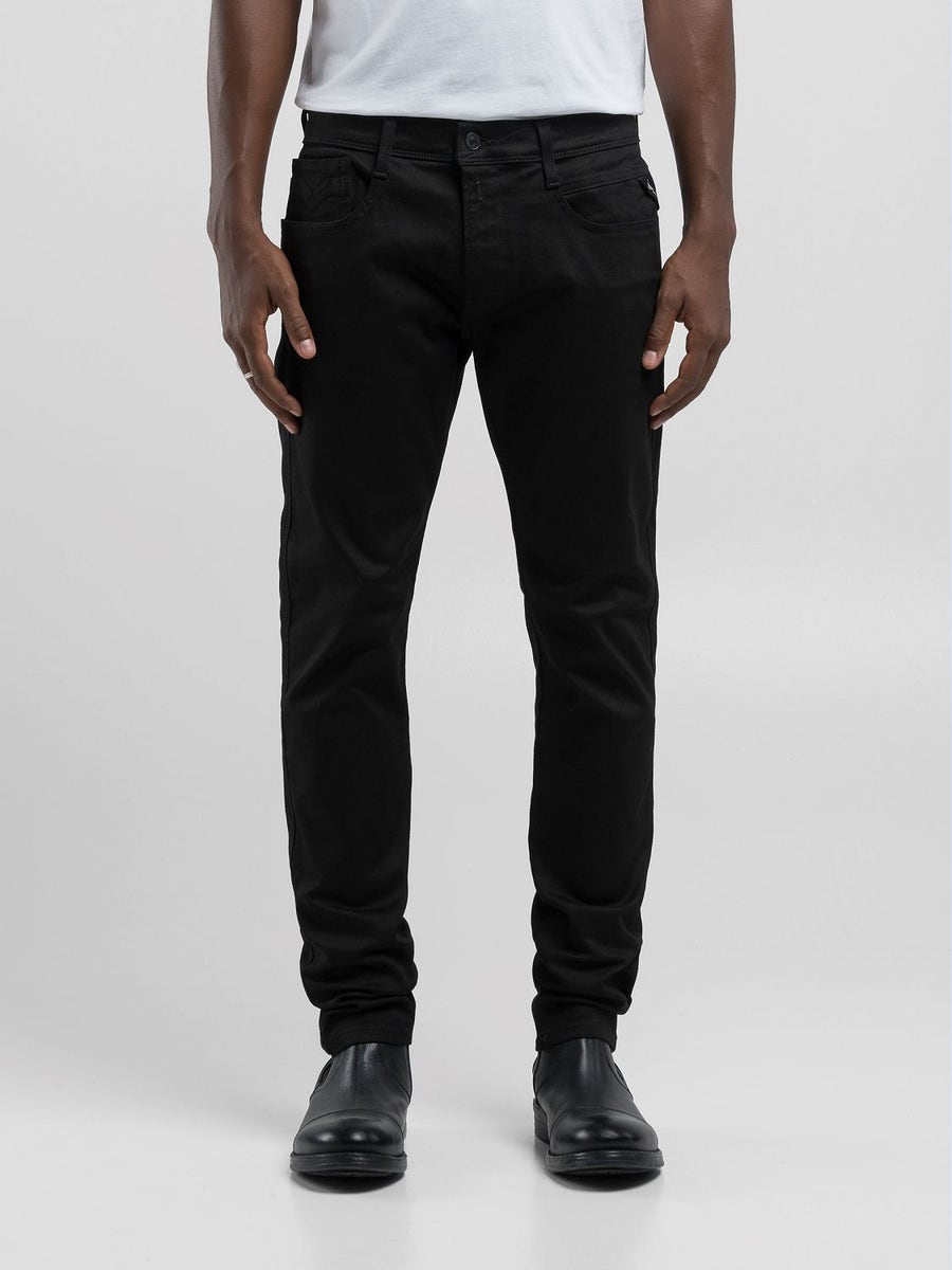 Replay Mens Fb1 jeans In Black