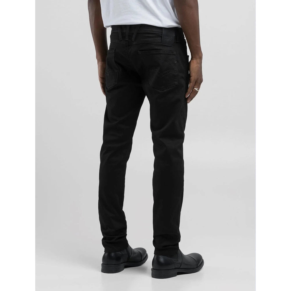 Replay Anbass Slim-Fit Jeans In Black