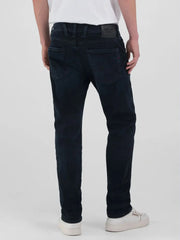 Replay Anbass Hyperflex Mens Jeans in Navy