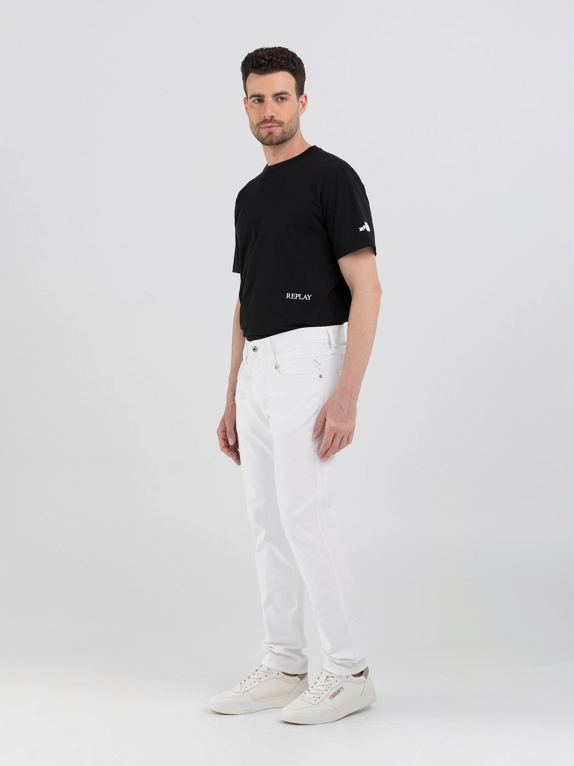 Replay Mens Jeans In White