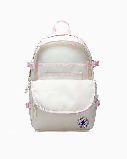 Converse Girls Cam Straight Edge Backpack In Egret