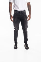 Replay Mens Black Stretch Denim Super Slim Skinny Jeans