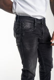 Replay Mens Black Stretch Denim Super Slim Skinny Jeans