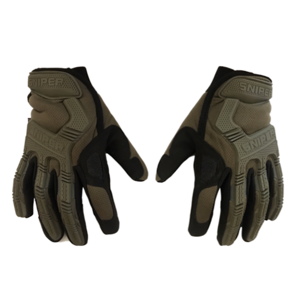 Sniper Mens Swat Gloves In Olive