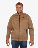 Soviet Mens Castillo Casual Ride Jacket In Dark Sand