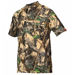 Sniper Mens 3D Short Sleeve Shirt In Camourflage