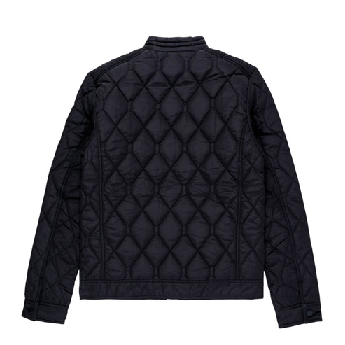 Ben Sherman Men Quilted Bomber Jacket Black