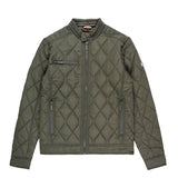 Ben Sherman Men Quilted Bomber Jacket  Olive