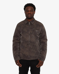 Soviet Mens Clark Premium Weathered Jacket In Chocolate