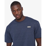 Soviet Mens Clark Short Sleeves Crew Neck Box Fit T-Shirts In Midnight